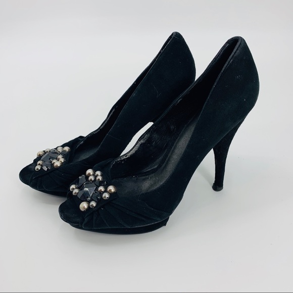 BCBG Peep Toe Pumps - Picture 3 of 8